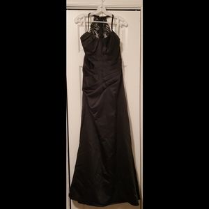 Black bridesmaids dress